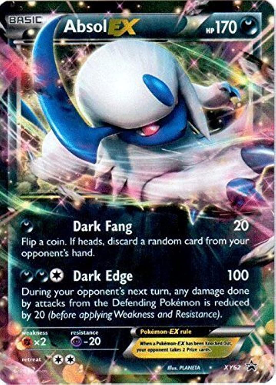 Amazon.co.jp: Pokemon Absol EX # XY62 Foil Holo Promo Card XY 62